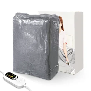 Machine Washable Flannel Electric Heated Blanket Electric Blanket for Bed