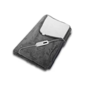 Machine Washable Heated Throw Electric Blanket Bed Warmer for Winter