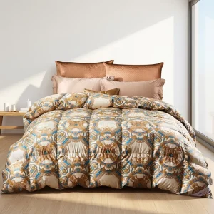 Machine Washable Home Textile Products Comfortable and Soft Edredones Quilt Bedding Set Quilts Made in China