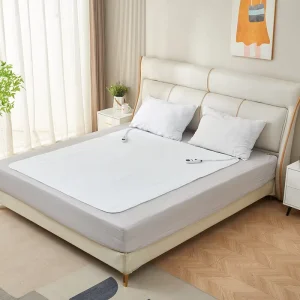 Machine Washable Synthetic Wool Fitted Electric Blanket with Skirt
