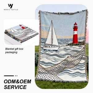 Machine Woven Blankets Tapestries Bed Sofa Rugs Creative Decorative Living Room
