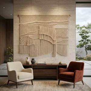 Macrame Nordic Ins Premium Living Room Cotton Rope Handmade Weaving Tapestry Wall Decoration