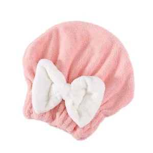 Made in China Organic Korean Wet Hair Quick Dry Head Wrap Absorbent Microfiber Hair Towel Drying Caps