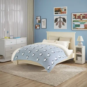 Magic Green High Quality Winter Knitted Animal Eco friendly Soft Customized Knitted Blanket
