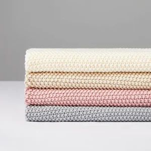 Magic Green Knit Blanket Cozy Textured Plush Throw ODM & OEM Service with Private Label Support