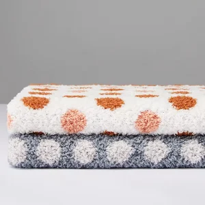 Magic Green Soft Polka Dot Blanket Cozy Plush Throw for Home All Season Warm Gift Ready Multiple Color Choices