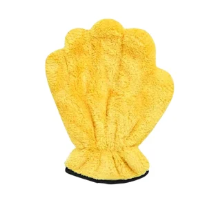 Magic Microfiber Stocked Blue Pet Drying Glove Super Absorbent Bath Towel Mitt for Dogs and Cats Quick Dry Grooming