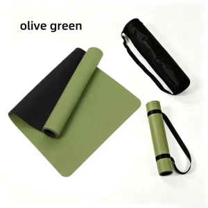 Magic Waterproof PU Yoga Mat Oil Resistant Clean Natural Rubber Pilates Cardio Exercise Custom Logo Supplier