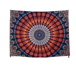 Mandala India Tapestry Wall Hangings Polyestry Wall Cloth Boho Beach Towel Art Bedroom Decor Carpet