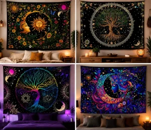 Mandala Vintage Woven Bohemian Wall Tapestry