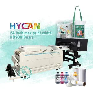 Manufactory Direct Custom Garment Textile DTF Printer Four I3200 Heads Advanced with Automatic Powder Shaker System