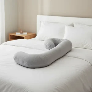 Manufacture Full Body C Shape Pillow for Pregnant Women Soft Cotton Blend Comfortable Therapy Support 200TC