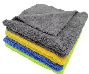 Manufacture High Quality Microfiber Ultrasonic Edgeless Short long Hair Pile Thick Soft Cleaning Cloth Rags Towel for Car