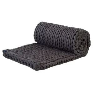 Manufacture Nature Polyester and Cotton Soft Chunky Knit Organic Weighted Blanket
