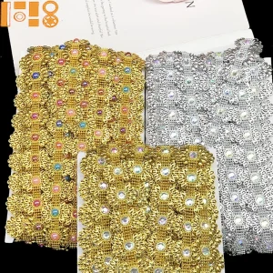 Manufacture Plastic Star Handmade Diy Chain Diamond Acrylic Trim for Carnival Party Dress Accessories