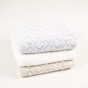 Manufacturer 100% Cotton Solid Baby Geometric Blanket for Kids Resting Four Seasons