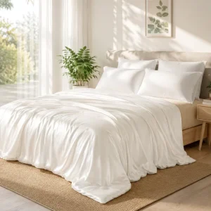 Manufacturer 100% Long Strand Mulberry Silk Duvet Cover for Four Seasons