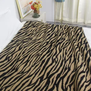 Manufacturer 100% Polyester Custom Animal Tiger Blanket for Adult Bed House Resting