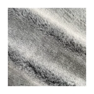 Manufacturer 100% Polyester Knitted Faux Fur Fabric Soft Rabbit Fur Garments Mattress Upholstery Plain Pattern