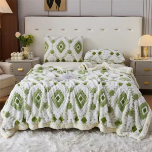 Manufacturer Cationic Jacquard Sherpa Vintage Bohemian A-Class Blanket One-Piece Nap Living Room Bedroom Bedding Throw