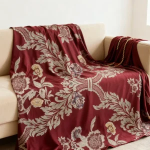 Manufacturer Custom 296cm Jacquard European-style Patterned Sofa Curtain Fabric Pillow Fabric and Decorative Fabric