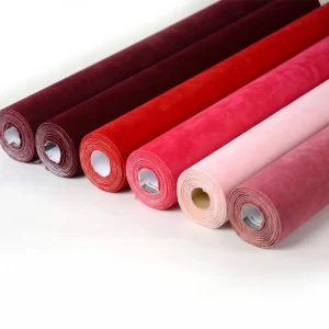 Manufacturer Custom Knitted Backing Velvet Flocking Fabric for Automotive Interior High Durability Non Shedding Flocking