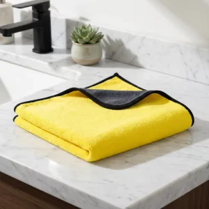 Manufacturer Custom Polyester Microfiber Quick Dry Super Streak Free Absorbent Soft Thick Car Drying Towels