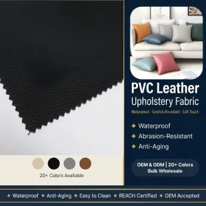 Manufacturer Direct Sale Embossed Decorative PVC Leather Waterproof Furniture Upholstery Sofa Pillow Home Use Long Service Life