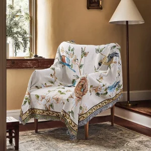 Manufacturer Direct Sales of Luxury High-Quality Cotton Throw Blankets for Home Decoration Beds Sofas and Blankets