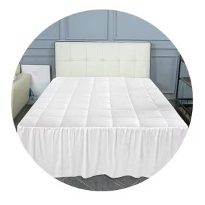 Manufacturer Direct Selling Bed Skirt Quilted Bed Skirt For Hotel Use Hospital Use Home Use