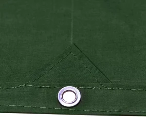 Manufacturer Green Waterproof 100% Waxed Medium Weight 500gsm Custom Cotton Canvas Tarp Sheet Outdoor Tent Car Lining
