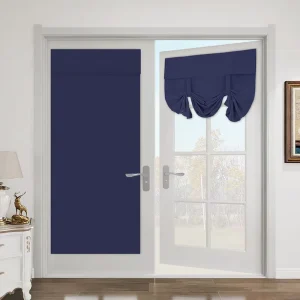 Manufacturer Hot Selling Cross Border Finished Door Curtains High Precision Short Solid Color Blackout Curtains