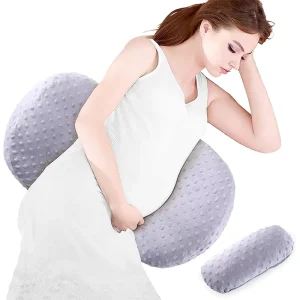 Manufacturer Oternal Pregnancy Pillow for Women Support for Back Maternity Pillow with Detachable Adjustable Pillow Cover