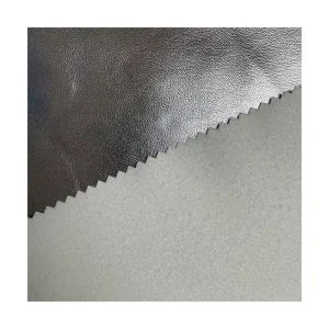 Manufacturer Pu Leather for Garments Knitted Waterproof Faux Leather Fabric With Customization