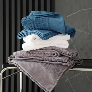 Manufacturer Pure Cotton Woven Face & Hand Towel Absorbent Breathable Eco-Friendly Soft Skin Friendly Household Use