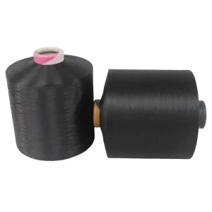 Manufacturer Shuyuan 100% Polyester Yarn Dty 75D 36F DDB BLACK NIM AA GRADE Polyester Dty Yarn