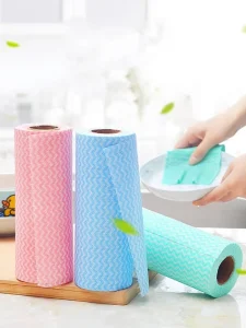 Manufacturer Spunbond Non Woven Fabric Breathable Colorful Wrapping Viscose Polyester Nonwoven Fabric