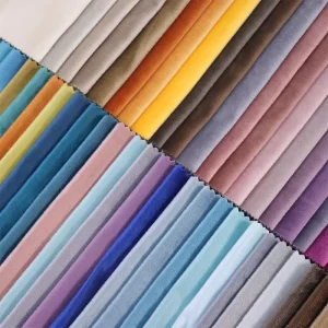 Manufacturer Stock 100% Polyester Lightweight Ethiopian Plain Warp Knitted Velour Roll Textiles 190gsm Holland Velvet