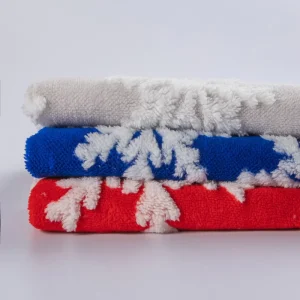 Manufacturer Supplied Christmas Jacquard Velvet Fabric Woven Knitted 100% Polyester Home Clothes Blankets Pillows Pajamas