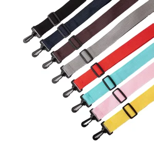 Manufacturer Supplied Herringbone Eco-Friendly Polyester Nylon Webbing Straps for Single Shoulder Crossbody Bags Adjustable