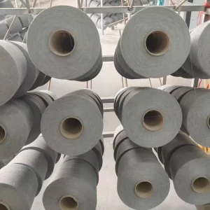Manufacturer Supply 3# High Tenacity 21 Count 100% Polyester Spun Yarn Dyed Knitting Sewing Weaving
