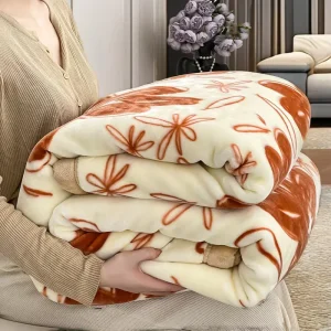 Manufacturer Travel King Size 4kg Double Layer Embossed 2 Ply Minky Fleece Korean Raschel Throw Blanket for Winter