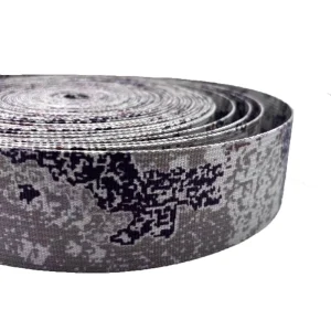 Manufacturer Wholesales Camouflage Nylon Printed Webbing Waterproof Wear resistant Flame retardant and Infrared Resistant