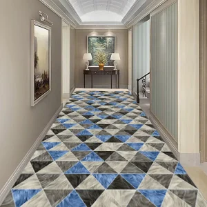 Manufacturers Custom Luxury Long Aisle Runners Rug Walkway Home Hallway Floor Velvet Carpet Roll
