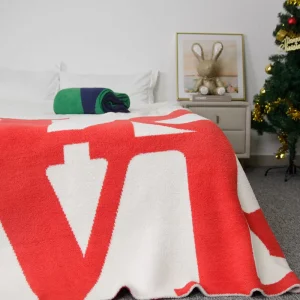 Manufacturers Designer Valentine Day Blankets Throws for Gift Set Home Decoration