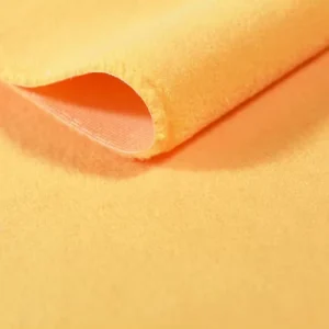 Manufacturers Direct Yellow High Elastic Polyester Rolling Brush Cloth Woven Flannelette Custom