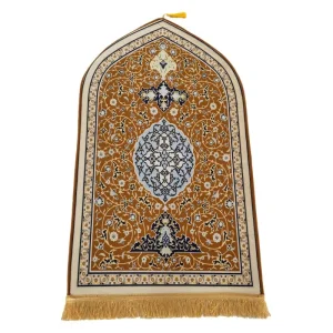 Manufacturers Directly Supply Thickened Flannel Prayer Mat with Fringe Modern Design for Travel & Car Use