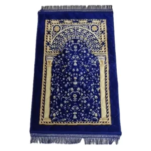 Manufacturers High Quality Jacquard Machine Made Muslim Prayer Rug Super Soft Luxury Islamic Prayer Mat High Pile