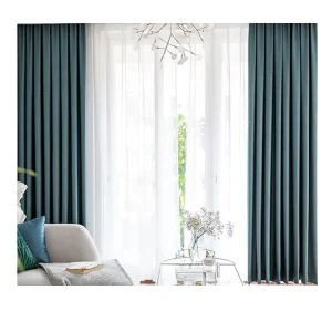 Manufacturer’s Nordic Simple Modern Bedroom Living Room High End Blackout Curtains Elegant Thickened Island Hemp Fabric Home