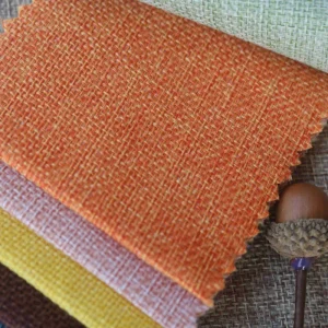 Manufacturers Supply Home Textiles Printed 100% Polyester Linen Like Fabrics Sofa Cushions Zippered Coating Waterproof Bag